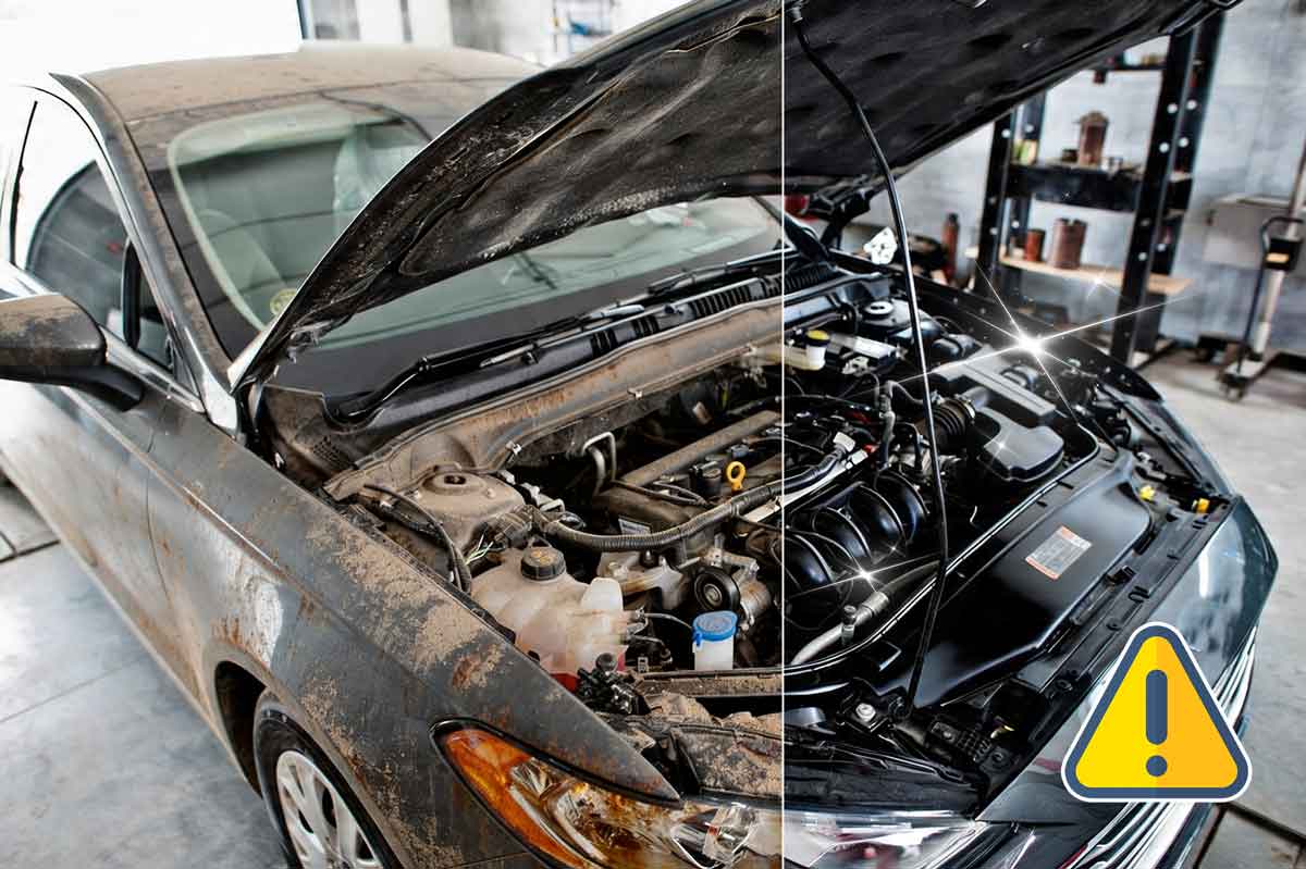 Motor Limpo - Vazamento